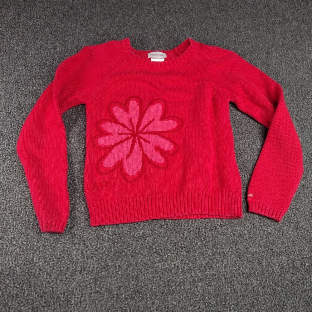 American girl sweater‎ floral size 10/12